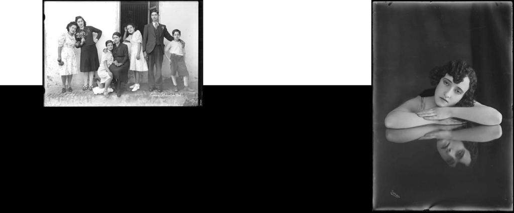 104 105 Retrato familiar en Cuenca. 1940 10.08 x 15.