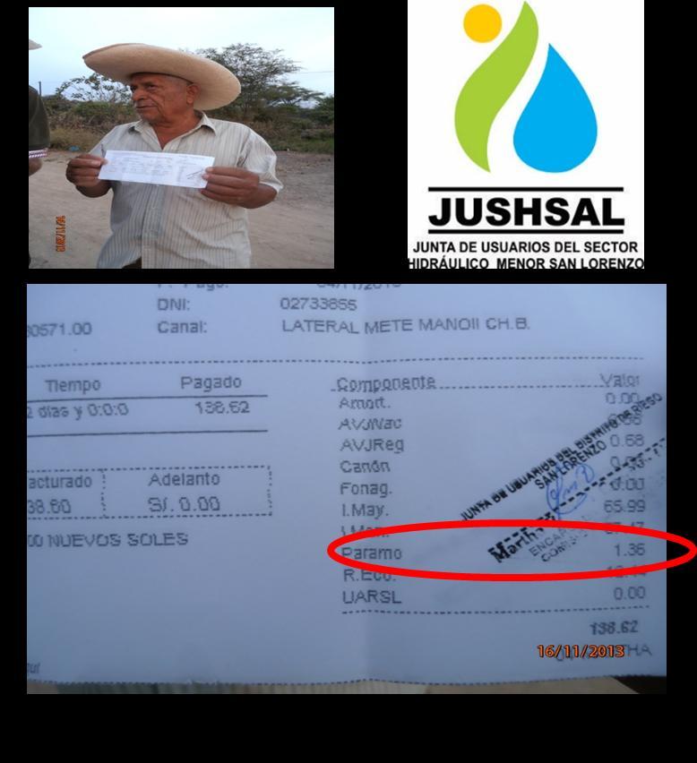 MERESE Quiroz-Chira, un Fondo de Agua