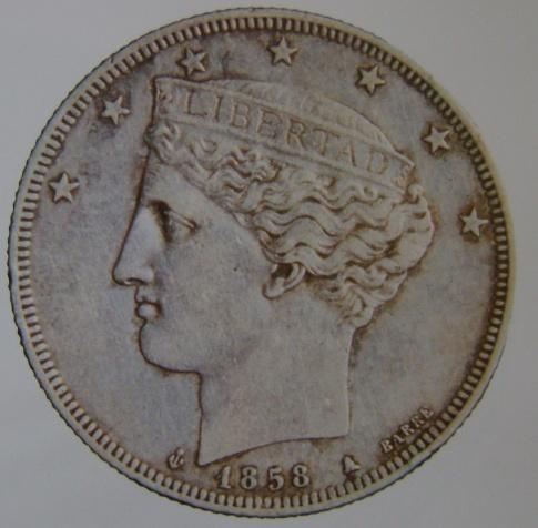 8- A partir de 1844, las monedas se hacen