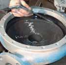Protección Abrasión o erosión en metal con o sin ataque químico Partículas finas Partículas grandes Recubrimiento cerámico pulverizable Recubrimiento con carga cerámica resistente a