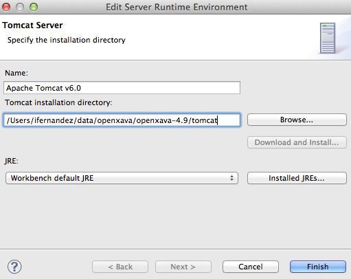 A mi me gusta tener Tomcat asociado a Eclipse de modo que para hacerlo iremos a "Preferencias/Server/Runtime environments/add" y seleccionaremos la opción Apache Tomcat version 6.