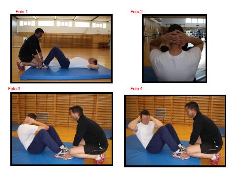 EJERCICIO 1. ABDOMINALES Objetivo: Resistencia de fuerza de musculatura abdominal antero lateral.