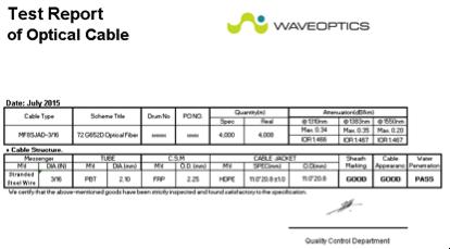 Descripción Cable Mini Figura 8 FTTXWAVEOPTICS autosoportado, ideal para aplicaciones de instalación FTTH, fibra hasta la casa, para la instalación aérea en un sólo paso.