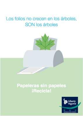 Acciones Reducción progresiva de consumos de papel en centros