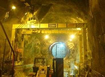 sitio para el montaje de las virolas del túnel 5. En este periodo para los demás túneles no se realizaron actividades.