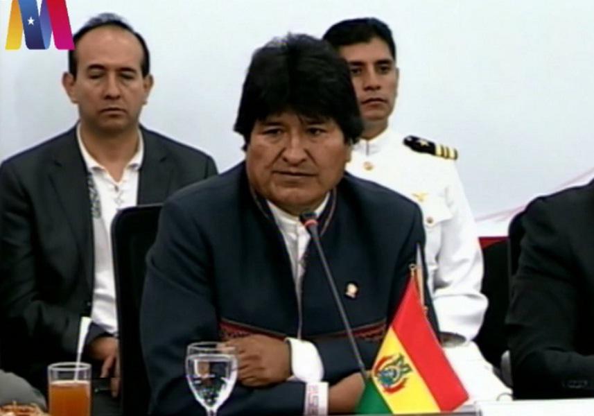 Evo Morales, presidente del Estado