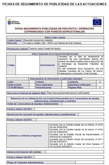 PROGRAMA OPERATIVO FEDER DE CANARIAS 27-213 Informe de ejecución de la anualidad 213 4.