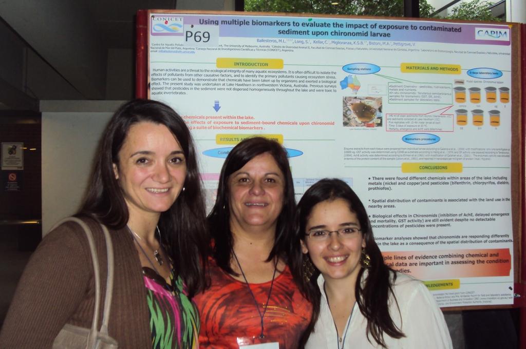 Congreso de la Sociedad de Toxicología y Química Ambiental (SETAC ARG). Buenos Aries, Octubre de 2012.