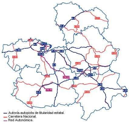 p. Infraestructuras Red Viaria Castilla-La Mancha cuenta con una de las redes de comunicaciones más importantes de España, que permite la vertebración del territorio regional y la conexión con el