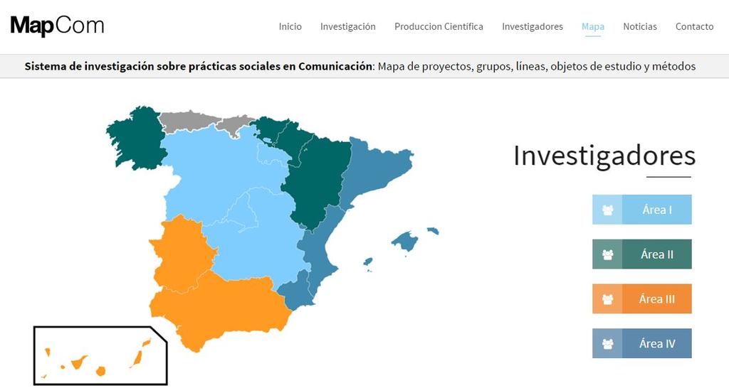 Proyecto I+D+i (2014) El sistema de investigación en España sobre prácticas sociales de comunicación. mapa de proyectos, grupos, líneas, objetos de estudio y métodos (CSO2013-47933-C4-1-P).