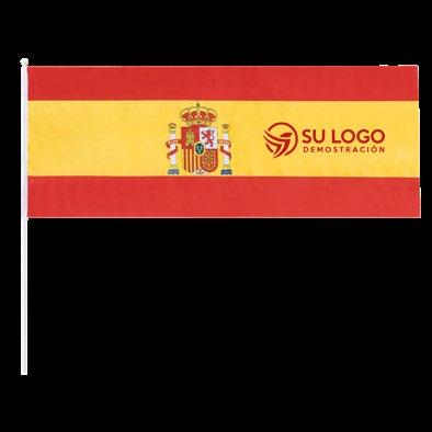 bandera Medidas: 80 x 30 cm Bandera nacional con escudo y