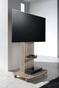 Blanco. L>316- Mesa TV de 130x72x50 cm.