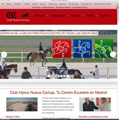 Hípica de Madrid Real Federación Hípica Española Medios Revista Ecuestre on-line Medios on-line locales Off-Line