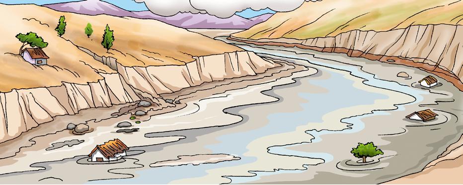 3 Protección de riberas de río La degradación de tierras en las cuencas de Bolivia Muchos ríos y tierras ribereñas de nuestro país se han destruido por efecto de fuertes riadas e inundaciones.