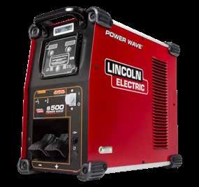 Procesos Avanzados SOLDADORAS DE PROCESOS AVANZADOS POWER WAVE S500 La Power Wave S500 multiprocesos posee tecnología de alto desempeño de Lincoln Electric tanto en la entrada como en la salida.