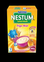 NESTUM Trigo Miel Licuar la guayaba, el guineo y el Cereal Infantil NESTUM Trigo Miel en la fórmula