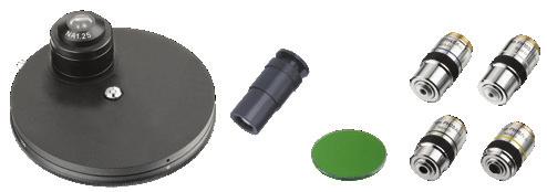 Sistema filtro de exitación U (ultravioleto) Sistema filtro de exitación V (violeta) MICROSCOPIO