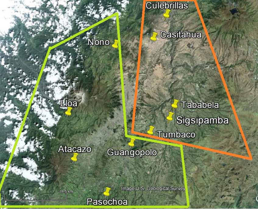 60 Fuente: Google Earth, 2008. Figura 30. Mapa de Quito y sus alrededores.