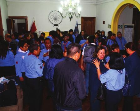 en Scouts del Perú, con la renovación de promesa de Charito se inicia una nueva era
