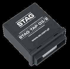 ACCESORIOS STAG TAP-03 Variador El variador del margen de conmutación STAG TAP-03 está destinado para los vehículos alimentados con GLP/CNG como dispositivo auxiliar que mejora la eficacia de