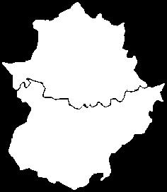 Situación La Comunidad Autónoma de Extremadura se encuentra situada en la zona suroeste de la Península Ibérica, compuesta por las dos provincias más extensas de España, Cáceres y Badajoz, con una