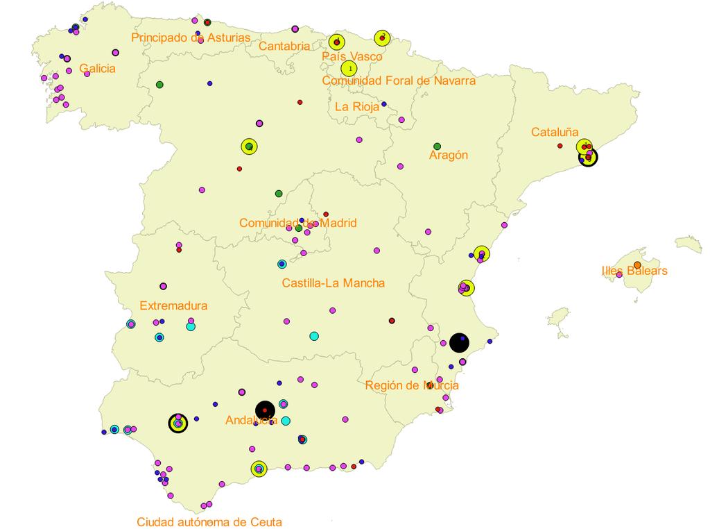 SPAIN: PROJECT WITH EUROPEAN FUNDS Projects EIPSCC: projects measurables, develpoment for differetn European Countries and with Erupoean Funds. NOW: 20 projects EIPSCC 28 projects in Red.