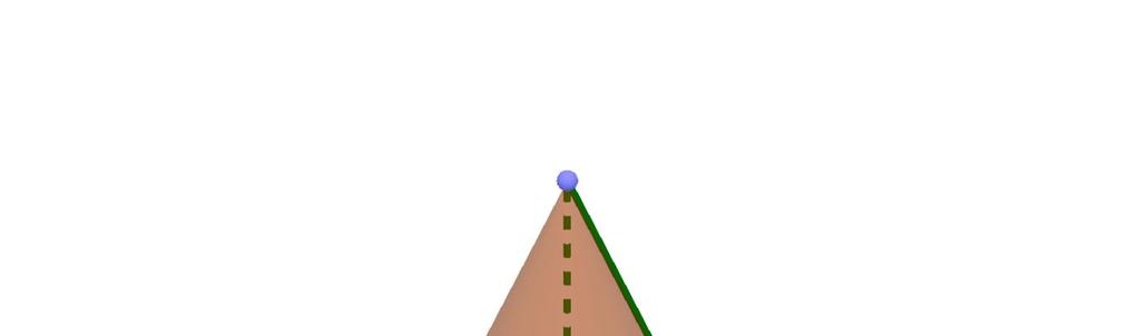 b) Calculad la altura del cono que tiene la longitud de la arista mínima. Comprobad que se trata efectivamente de un mínimo.