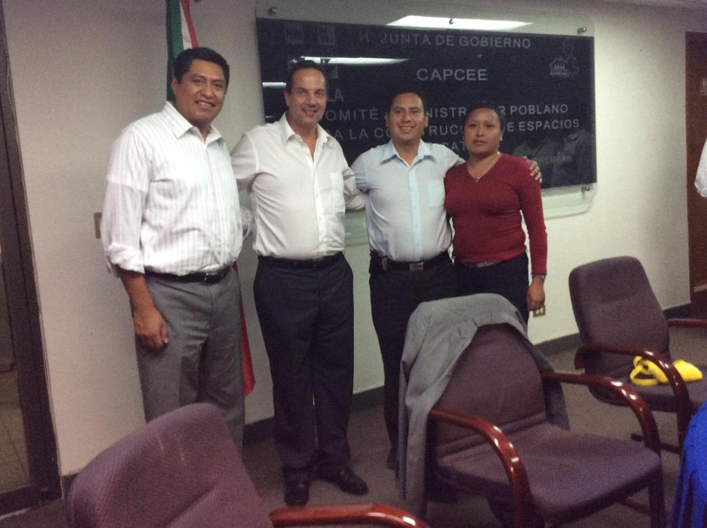 Con el Director General de CAPCEE Diego Corona y Presidentes