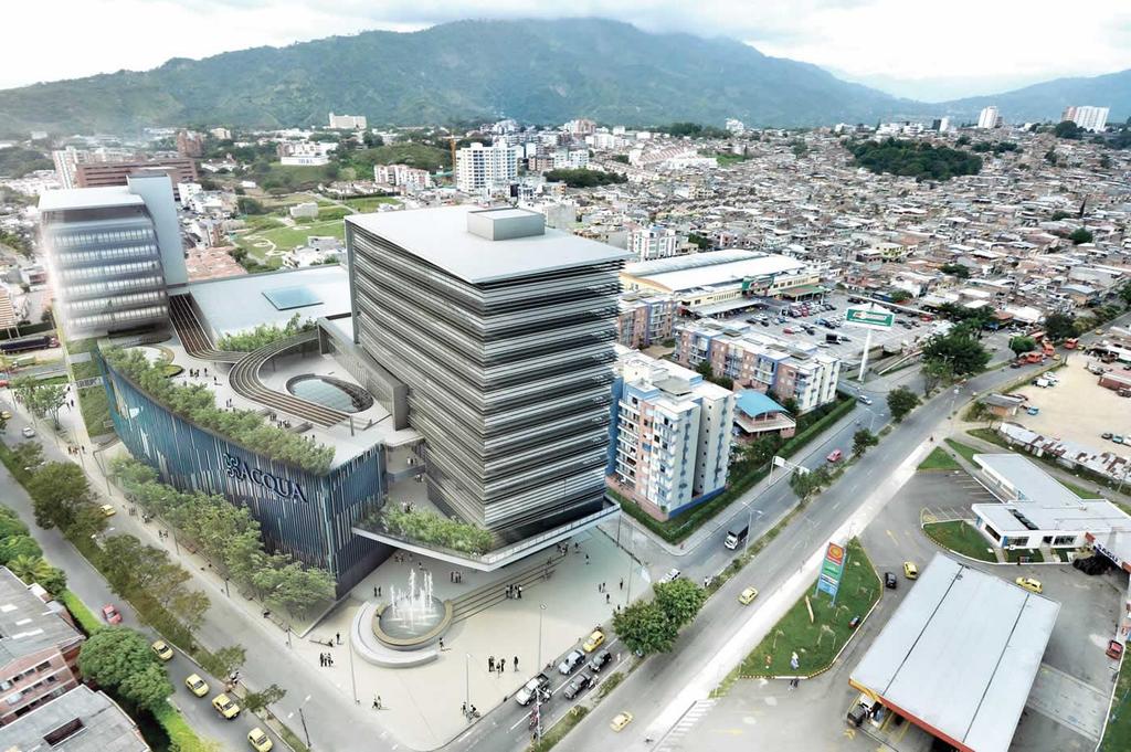 En alianza con ACQUA POWER CENTER Tableros de hasta 5000 A, para el primer Power Center de Colombia, que integra: Centro Comercial Word
