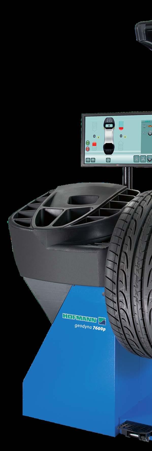 Equilibradoras de ruedas SMART SONAR La medición automática de la anchura de la llanta por medio de