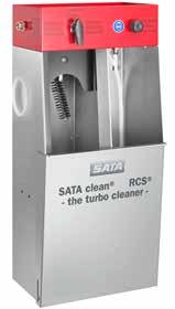 Cambios de pintura rápidos y seguros durante la utilización de depósitos desechables SATA RPS Limpieza a