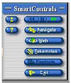 El botón Retroceder/Pausa/Avanzar permite navegar por todo el curso. El botón Navegar muestra la pantalla del mapa del curso.