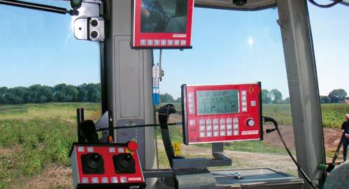 Por combinación de la Tecnología digital y el mando GBT 200, se pueden controlar diferentes funciones desde el Tractor: por
