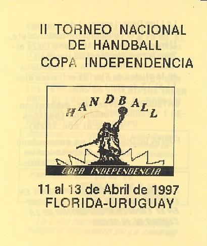 II Copa Independencia de Florida Florida, 11 al 13 de abril de 1997 Reiterando la actividad del año anterior, se realiza la II Copa Independencia organizada por la Liga de