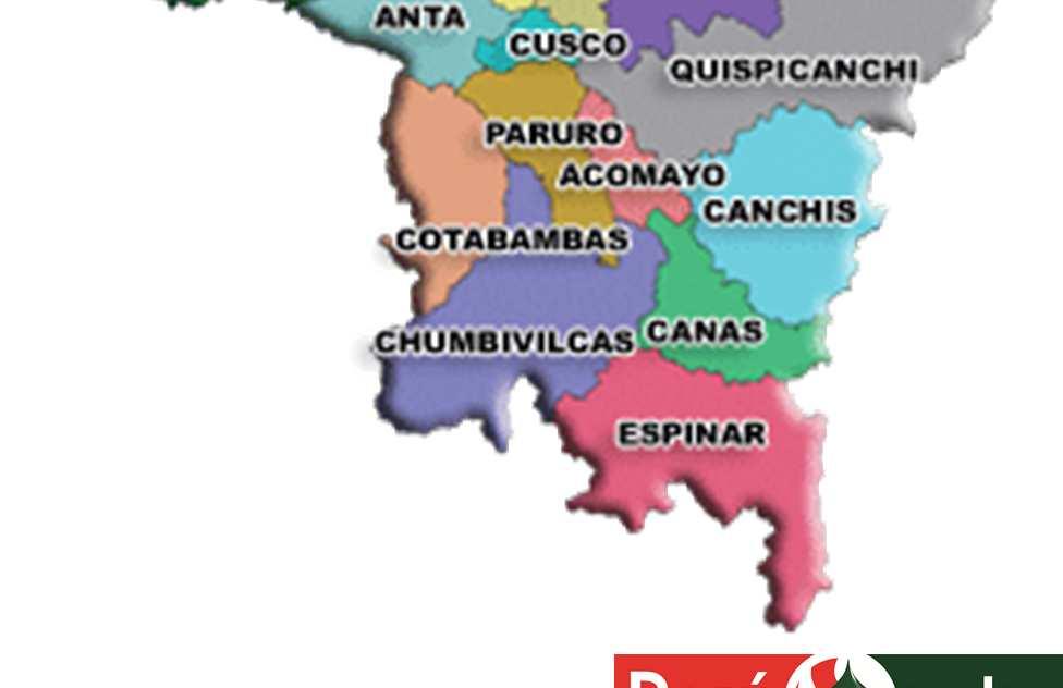 7461% Canas 1.8776% Canchis 2.9131% Chumbivilcas 3.7440% Cusco 5.7179% Espinar 2.