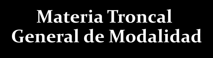 Lengua Extranjera Historia de España Materia Troncal General de Modalidad -