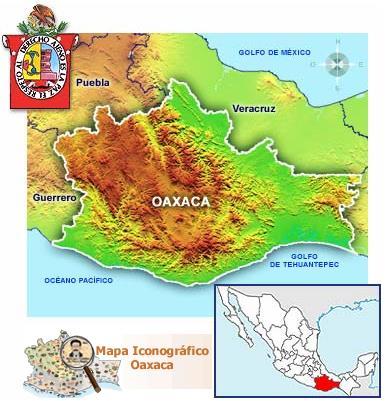 GEOGRAFÍA, POBLACIÓN y EDUCACIÓN El Estado de Oaxaca cuenta con una superficie de 93,757 km2. Se localiza en el suroeste del país.