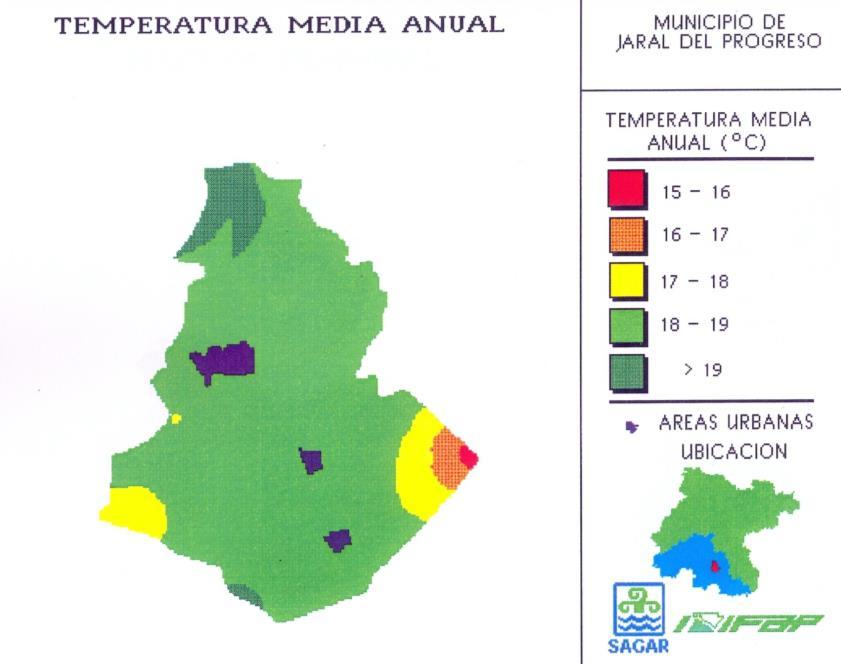 Figura 62. Regionalización del Índice de Precipitación Evaporación en Jaral del Progreso, Gto. Fuente: García et al. (1996b). Op. cit., p. 35. Figura 63.