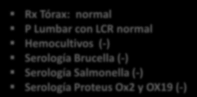 artromialgias, EF normal, leucotrombopenia, desviación izquierda,