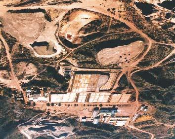 C A P Í T U L O 1 Área Energía Nuclear: Minería del Uranio - Pilas de lixiaviación Complejo Minero Fabril San Rafael - Mendoza S.