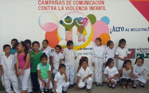 Campaña de Comunicación Contra la Violencia Infantil. Centro, Tabasco.