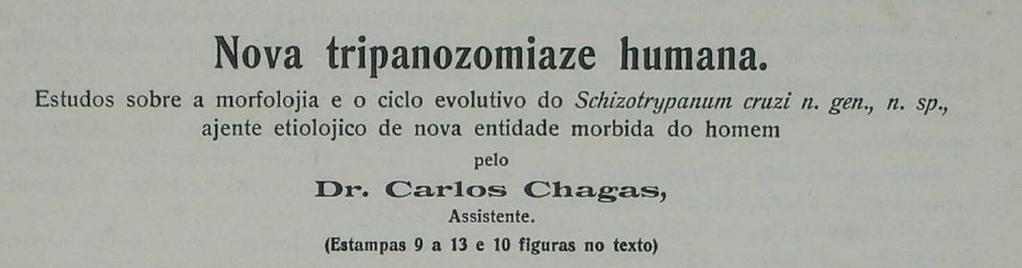 Carlos Chagas (1879-1934) Identificó