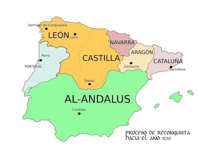 Expansión de los Reinos Cristianos Portugal nace como reino independiente de León S.XII.