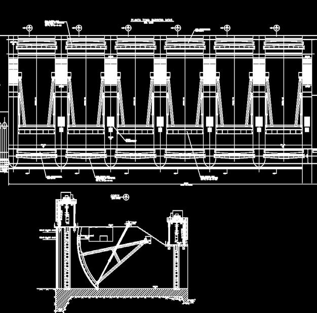 central ñuble 136 mw cge Generación Dessau servicios desarrollados Diseño Básico del equipamiento hidromecánico y sistemas de izamiento asociado.