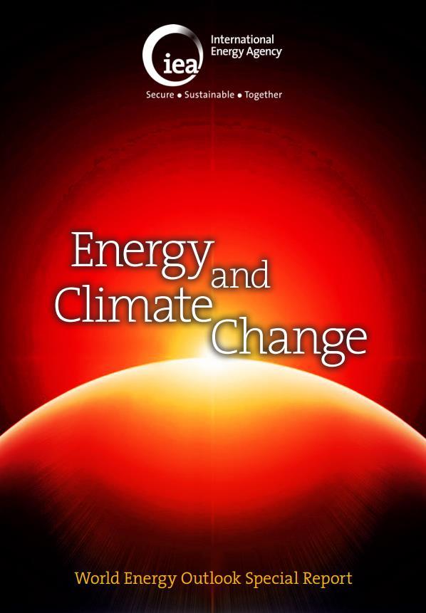 01 Cambios relevantes desde 2007 COP21 Documento Energy and Climate Change World Energy Outlook Special