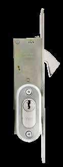 20mm, 25mm or 35mm backset or doors 30 mm to 42 mm thick eadbolt and latch activated by the key Reversible latch for out swinging doors vailable with handles for interior or exterior doors vailable
