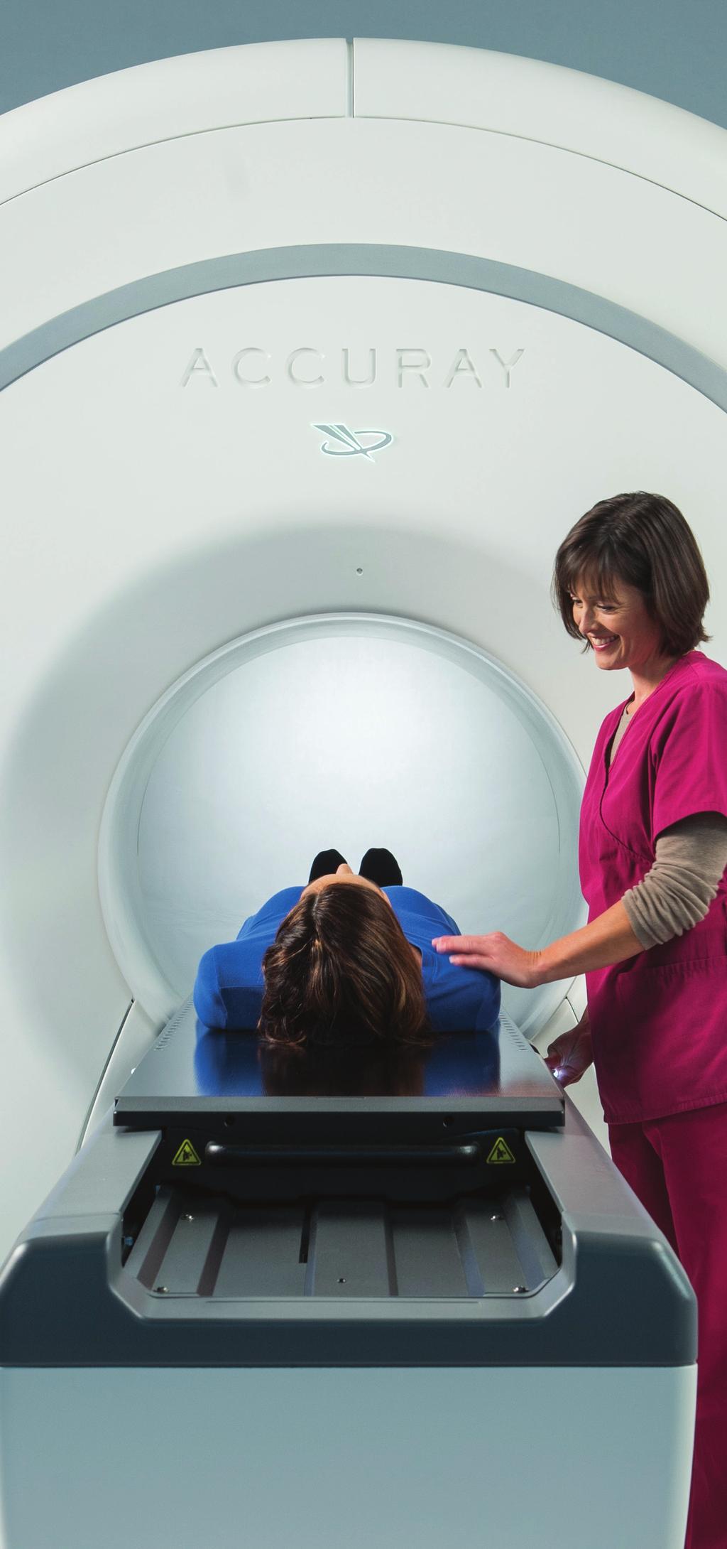 La guía de imágenes CTrue proporciona la localización diaria en 3D de objetivos utilizando tomografía computarizada y permite la reducción de los márgenes protegiendo al tejido sano.