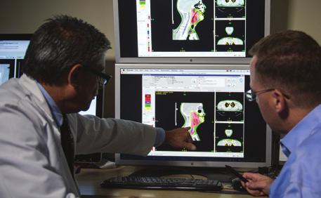 La planificación rápida y flexible del tratamiento para cada paciente individual y la guía rápida diaria de imágenes 3D por tomografía computarizada aseguran que los pacientes reciban el tratamiento