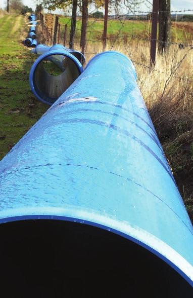 800 mm / 30 PVC-O pipe La fabricación de esta tubería sienta las bases del camino para nuestro próximo desarrollo: DN 1000 (36 ).