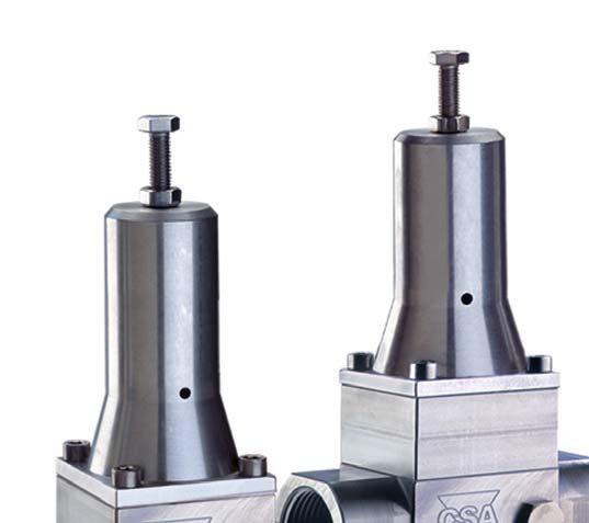 Válvula reductora-estabilizadora de presión aguas-abajo de acero inoxidable - Mod. VRCD FF La válvula Mod.